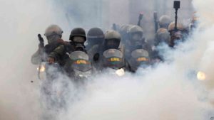 tear gas